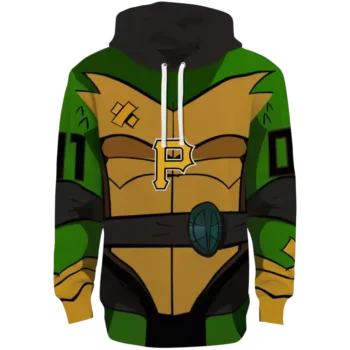 Pittsburgh Pirates Black Green Superhero Armor Hoodie - Custom</s>