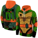 customized-san-francisco-giants-superhero-armor-orange-green-hoodie-best-selling.webp