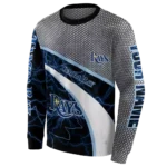 customized-tampa-bay-rays-hexagonal-mesh-navy-black-gray-hoodie-best-selling.webp