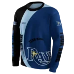 customized-tampa-bay-rays-minimalist-design-navy-black-hoodie-best-selling.webp