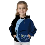 customized-tampa-bay-rays-minimalist-design-navy-black-hoodie-best-selling.webp