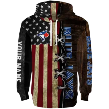 Custom Toronto Blue Jays Hoodie – American Pride Design