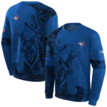 customized-toronto-blue-jays-deer-silhouette-blue-hoodie-best-selling.webp