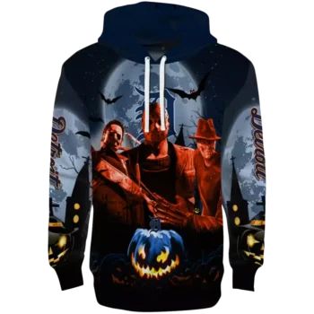 Detroit Tigers Halloween Hoodie Navy Black – Seasonal Fan Gear