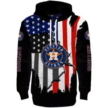 Houston Astros Black Hoodie – American Pride MLB Sweatshirt