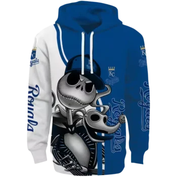 Kansas City Royals Jack Skellington Hoodie – Royal Blue Fan Gear