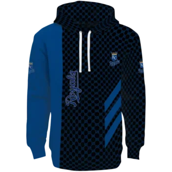 Kansas City Royals Royal Blue Hoodie with Monogram Pattern