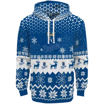 Kansas City Royals Royal Blue Reindeer Hoodie – Holiday Sweatshirt