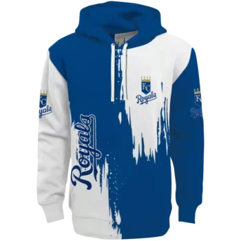 Kansas City Royals Royal Blue Splatter Effect Hoodie - MLB Gear