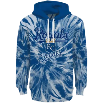 Kansas City Royals Royal Blue Tie Dye Hoodie – MLB Fan Gear