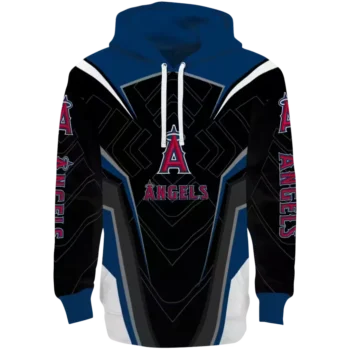 Los Angeles Angels Blue Black Futuristic Hoodie – MLB Gear