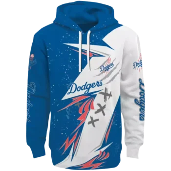 Los Angeles Dodgers Blue White Dynamic Slash Hoodie