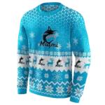 miami-marlins-reindeer-motif-blue-hoodie-best-selling.webp