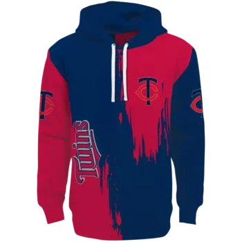 Minnesota Twins Navy Splatter Hoodie – MLB Official Gear