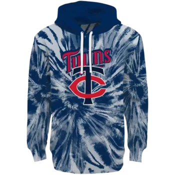 Minnesota Twins Navy Tie Dye Hoodie – Cool MLB Fan Gear