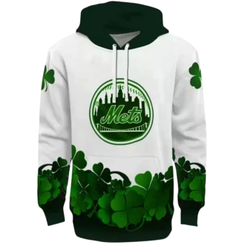 New York Mets White Green Lucky Motif Hoodie – MLB Fan Gear