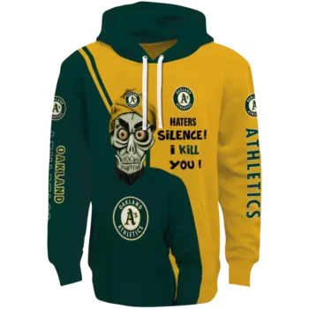 Oakland Athletics Achmed Skull Green Hoodie – MLB Fan Sweatshirt