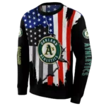 oakland-athletics-american-pride-black-hoodie-best-selling.webp