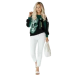 oakland-athletics-sugar-skull-green-black-hoodie-best-selling.webp