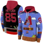 personalized-arizona-diamondbacks-mario-blue-black-hoodie-best-selling.webp