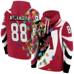 personalized-arizona-diamondbacks-puzzle-pieces-red-hoodie-best-selling.webp