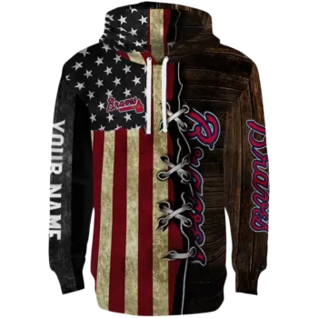 Custom Atlanta Braves Hoodie - American Pride Personalized Gear