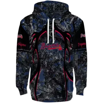 Atlanta Braves Navy Black Hunting Hoodie – Personalized Gear
