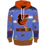 personalized-baltimore-orioles-mario-blue-black-hoodie-best-selling.webp