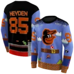 personalized-baltimore-orioles-mario-blue-black-hoodie-best-selling.webp