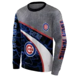 personalized-chicago-cubs-hexagonal-mesh-blue-black-gray-hoodie-best-selling.webp