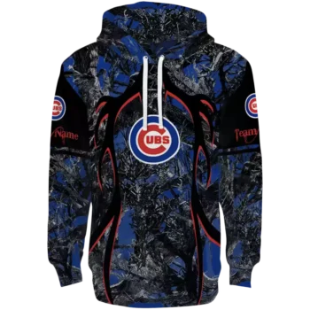 Chicago Cubs Hunting Hoodie – Personalized Blue & Black Sweatshirt