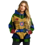 personalized-chicago-cubs-superhero-armor-blue-green-hoodie-best-selling.webp