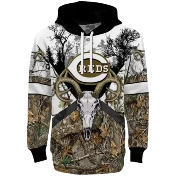 Custom Cincinnati Reds Forest Silhouette Hoodie – Personalized Gear