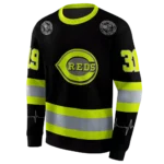 personalized-cincinnati-reds-safety-motif-black-neon-green-hoodie-best-selling.webp