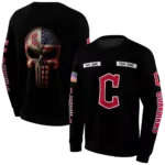 personalized-cleveland-guardians-punisher-skull-black-hoodie-best-selling.webp