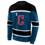 personalized-cleveland-guardians-striped-pattern-navy-blue-hoodie-best-selling.webp