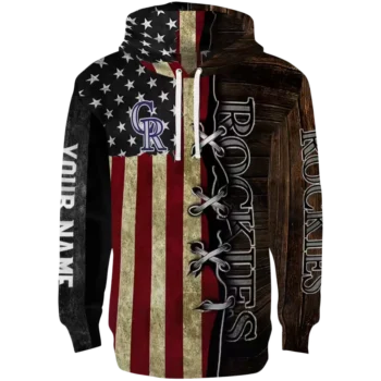 Custom Colorado Rockies Hoodie | American Pride Sweatshirt