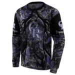 personalized-colorado-rockies-hunting-theme-blue-black-hoodie-best-selling.webp