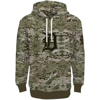 Detroit Tigers Personalized Military Hoodie – Custom Team Gear