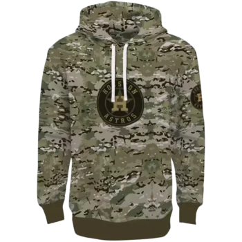 Custom Houston Astros Military Hoodie – Personalized MLB Gear