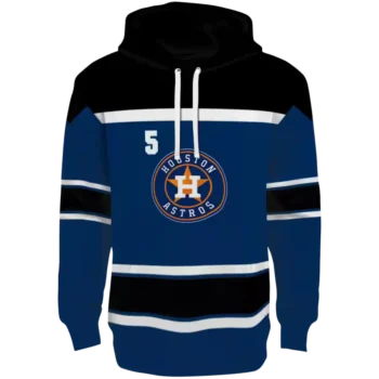 Custom Houston Astros Blue Striped Hoodie – Personalized Gear