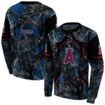 personalized-los-angeles-angels-hunting-theme-blue-black-hoodie-best-selling.webp