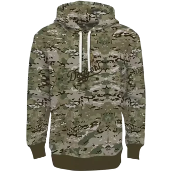 Custom Los Angeles Dodgers Military Hoodie – Personalized MLB Gear