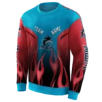 personalized-miami-marlins-flame-design-blue-hoodie-best-selling.webp