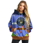 personalized-milwaukee-brewers-mario-blue-black-hoodie-best-selling.webp