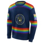 personalized-milwaukee-brewers-rainbow-stripes-navy-blue-hoodie-best-selling.webp