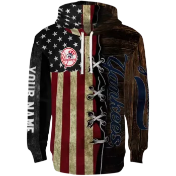 Custom New York Yankees Hoodie - American Pride Sweatshirt