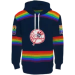 personalized-new-york-yankees-rainbow-stripes-navy-hoodie-best-selling.webp