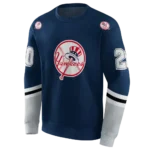 personalized-new-york-yankees-striped-sleeves-navy-hoodie-best-selling.webp