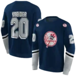 personalized-new-york-yankees-striped-sleeves-navy-hoodie-best-selling.webp